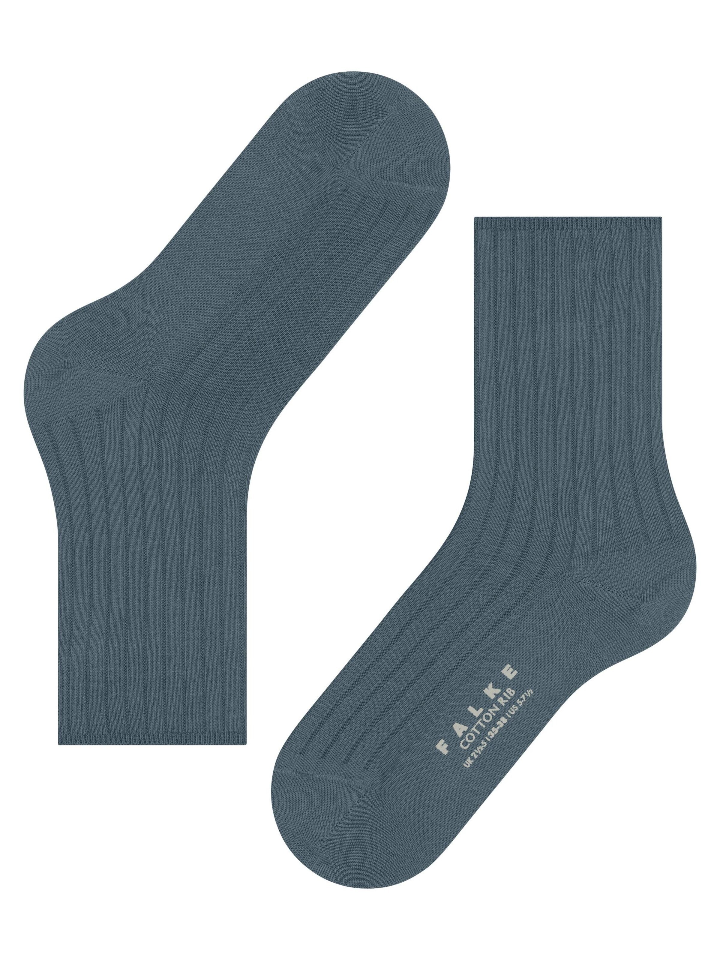 FALKE Socken 'Cotton Rib'‌‌ in Blau