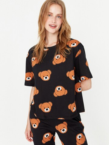 Trendyol Pyjama in Schwarz