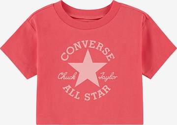 CONVERSE Tričko – červená: přední strana