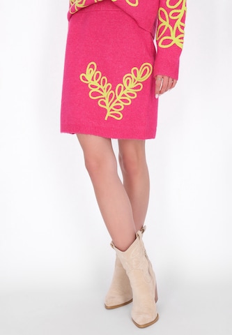 Jupe 'Fashion Look' IZIA en rose : devant