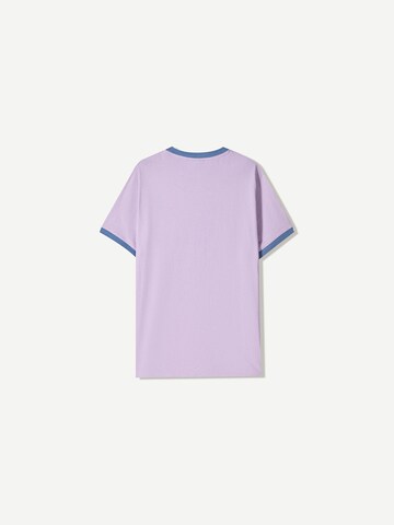 T-Shirt Bershka en violet