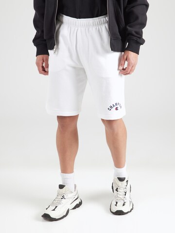 Champion Authentic Athletic Apparel - Loosefit Pantalón en blanco: frente