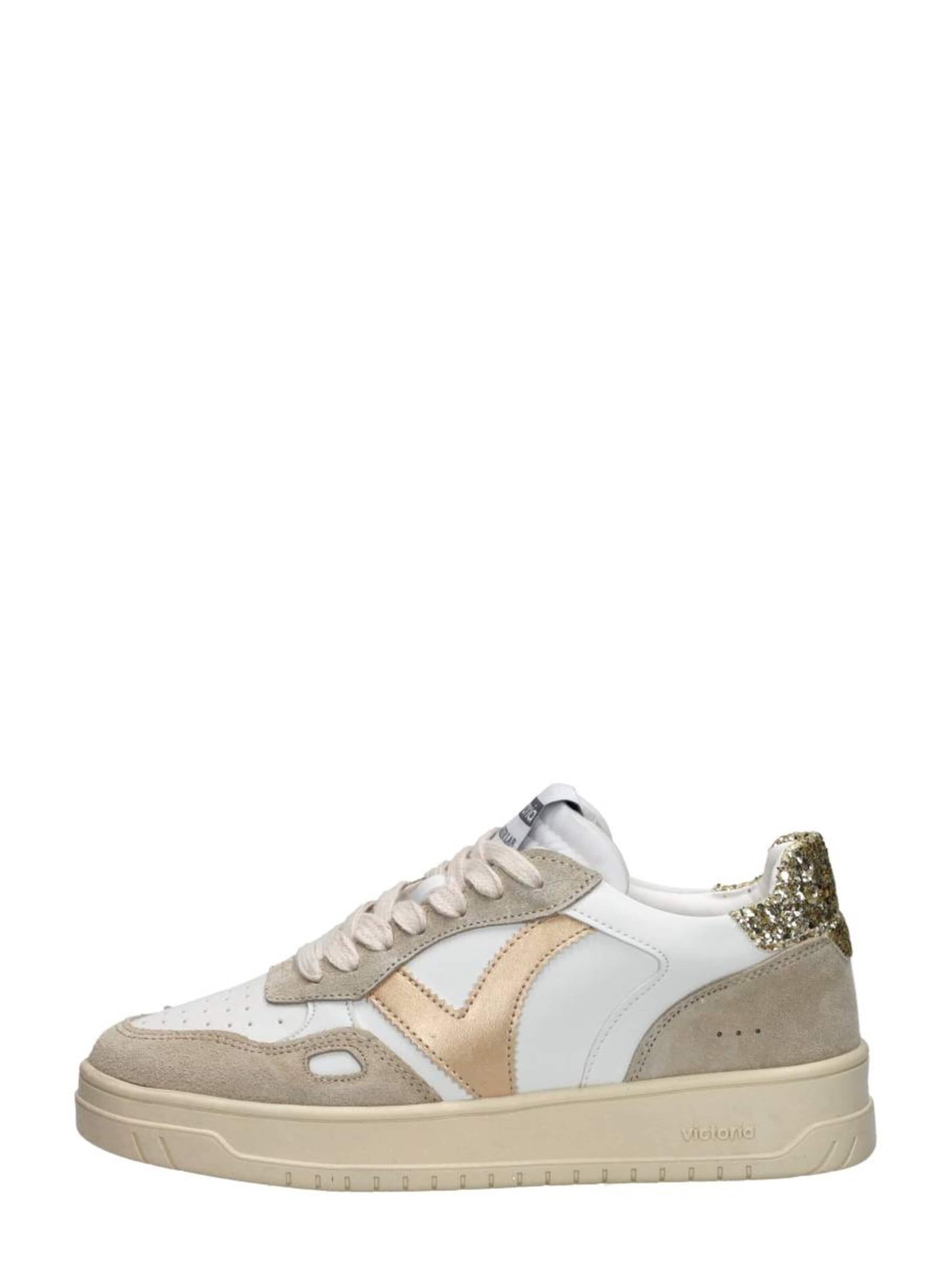 victoria Sneakers 'Laag' in White: front