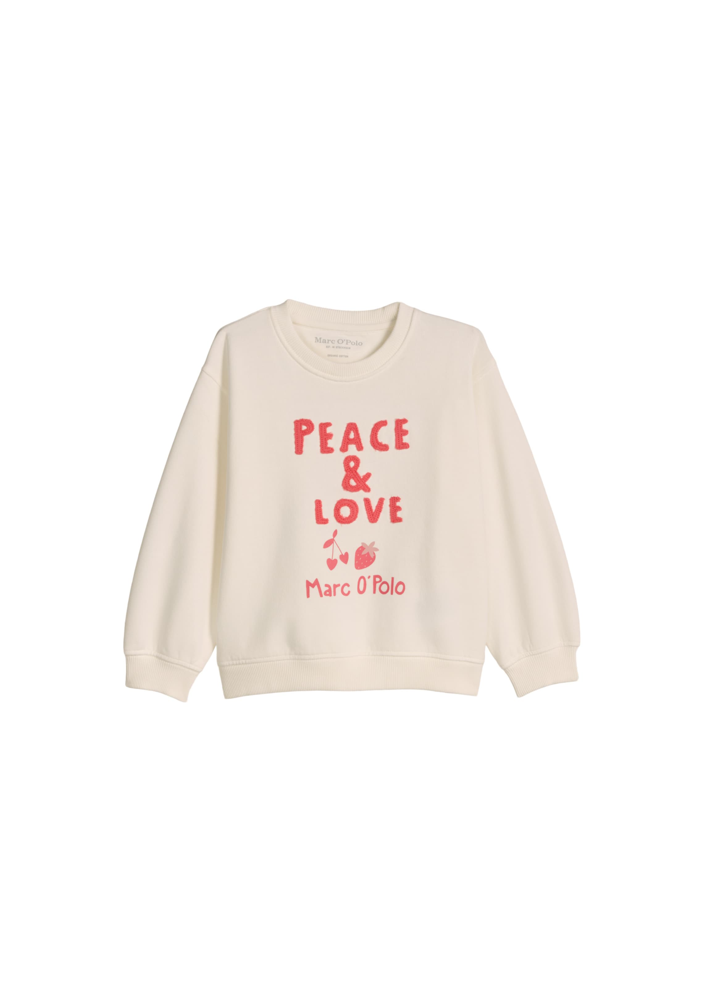 Marc O'Polo Sweatshirt in Weiß: Vorderseite