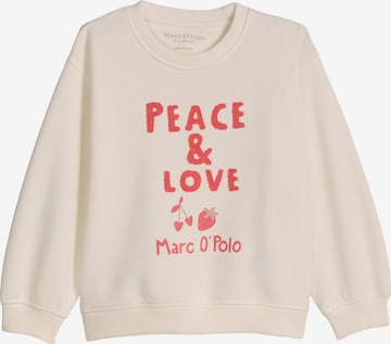 Marc O'Polo Sweatshirt in Weiß: Vorderseite