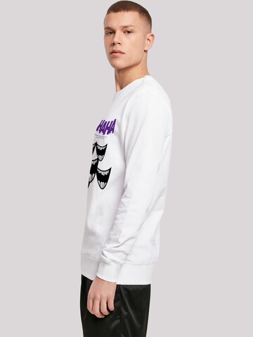 Sweat-shirt 'DC Comics Batman Joker Smile' F4NT4STIC en blanc