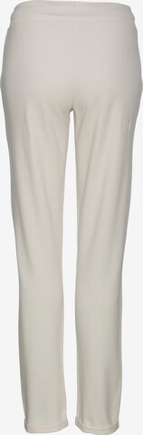 Loosefit Pantalon de pyjama LASCANA en blanc