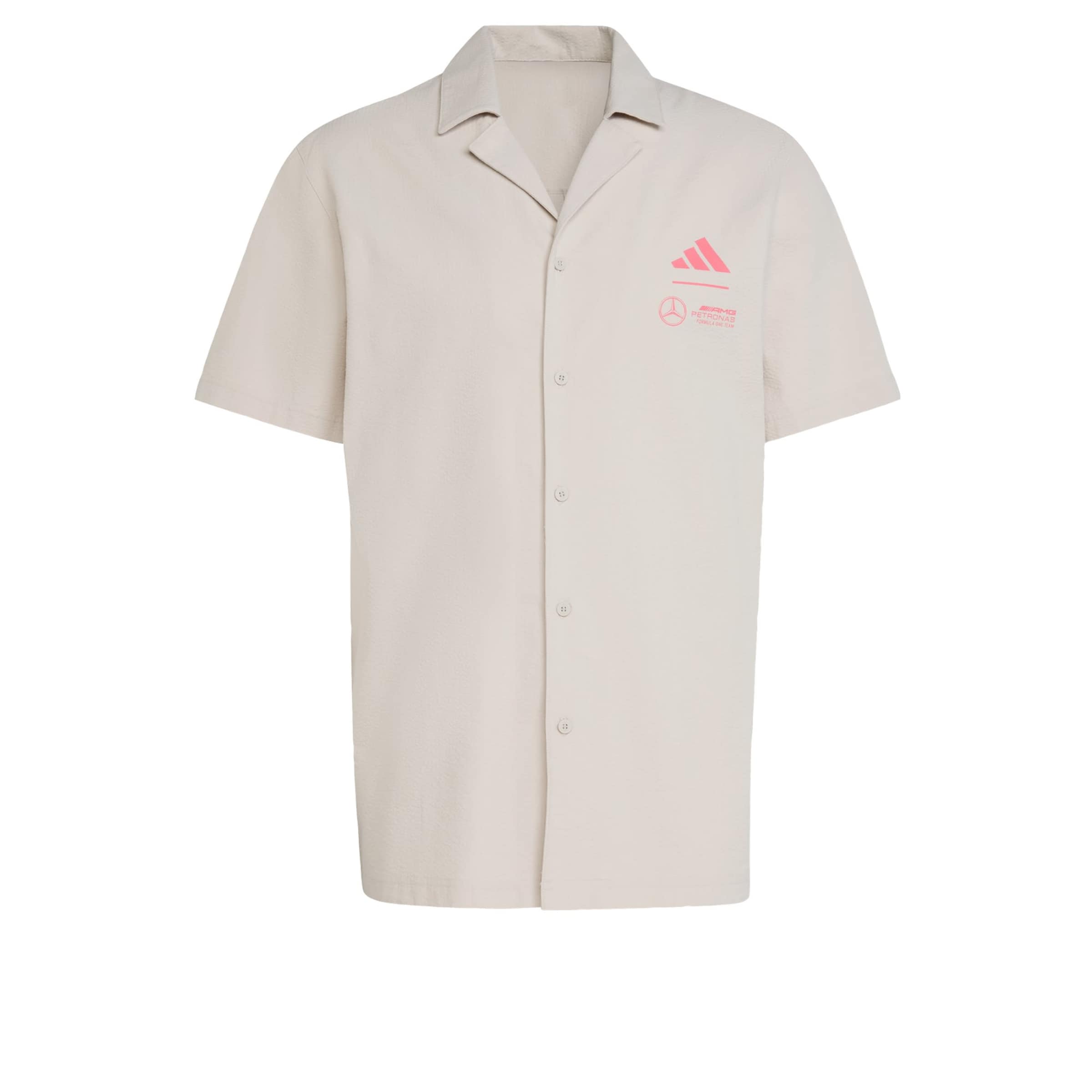 ADIDAS PERFORMANCE - Ajuste confortable Camisa funcional 'Mercedes - AMG Petronas Formula One Team' en beige: frente