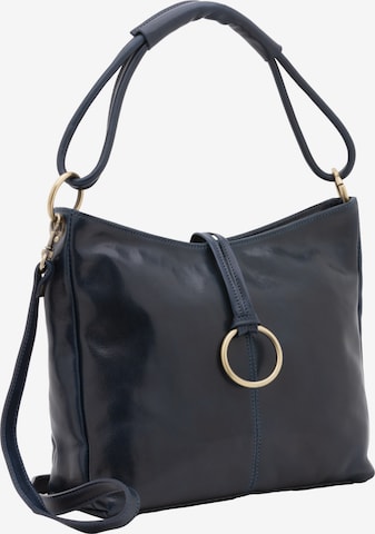 Viola Castellani Schultertasche in Blau: Vorderseite