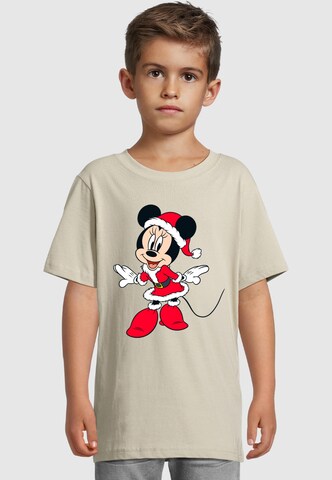 ABSOLUTE CULT Shirt 'Minnie Mouse - Christmas Outfit 2.0' in Groen: voorkant