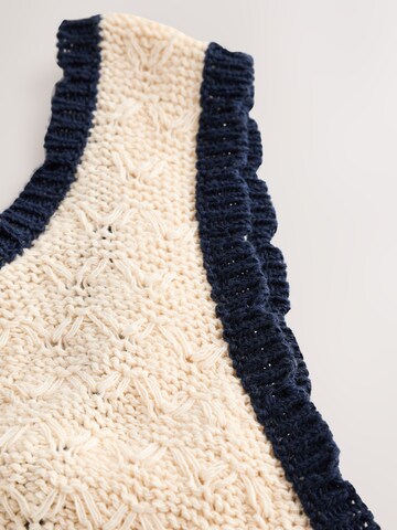 LAURA ASHLEY Gebreide jurk in Beige