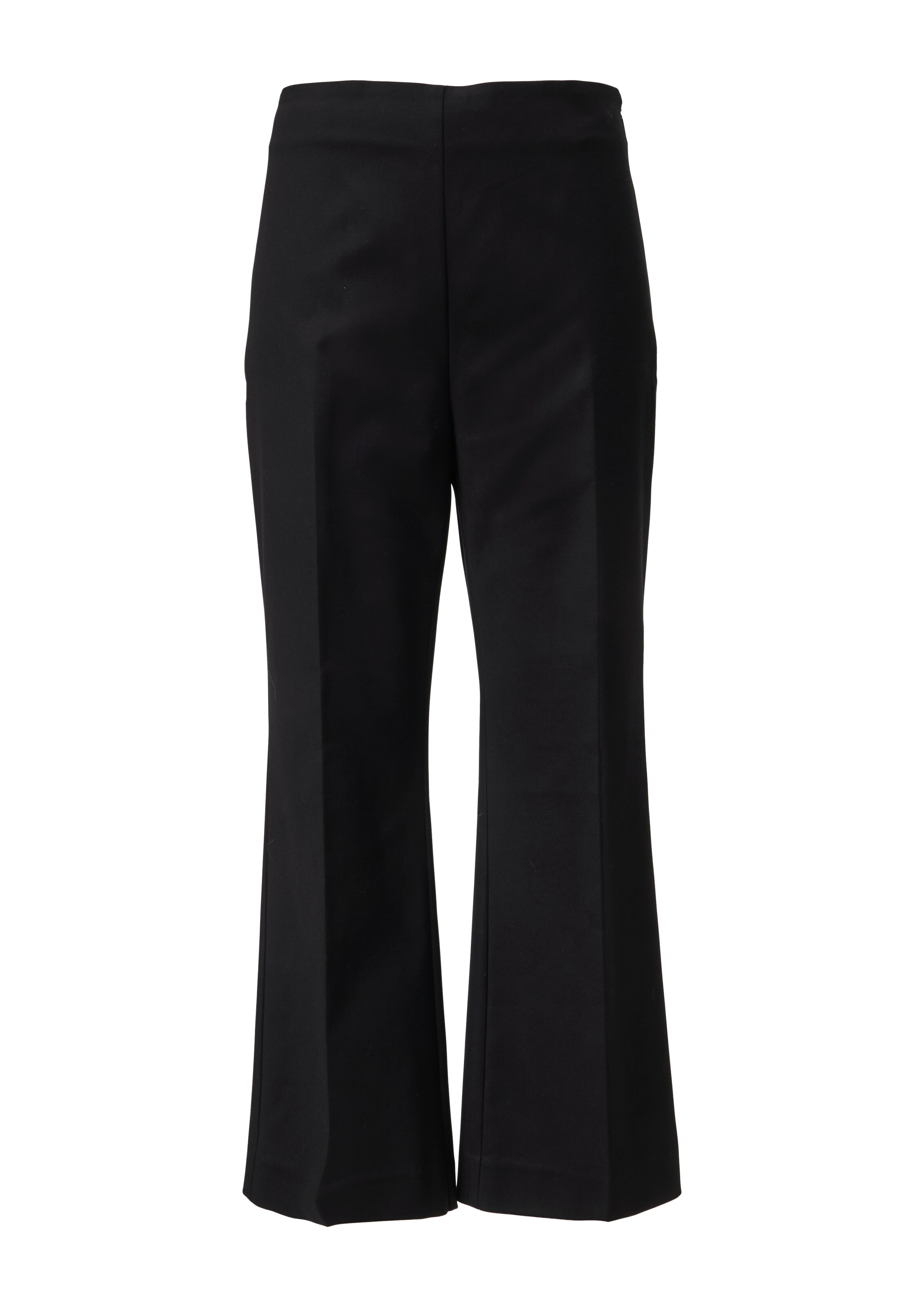 COMMA Na zvonec Hlače na rob | črna barva: sprednja stran