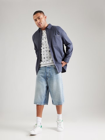 Carlo Colucci Sweatshirt 'Faistnauer' i vit