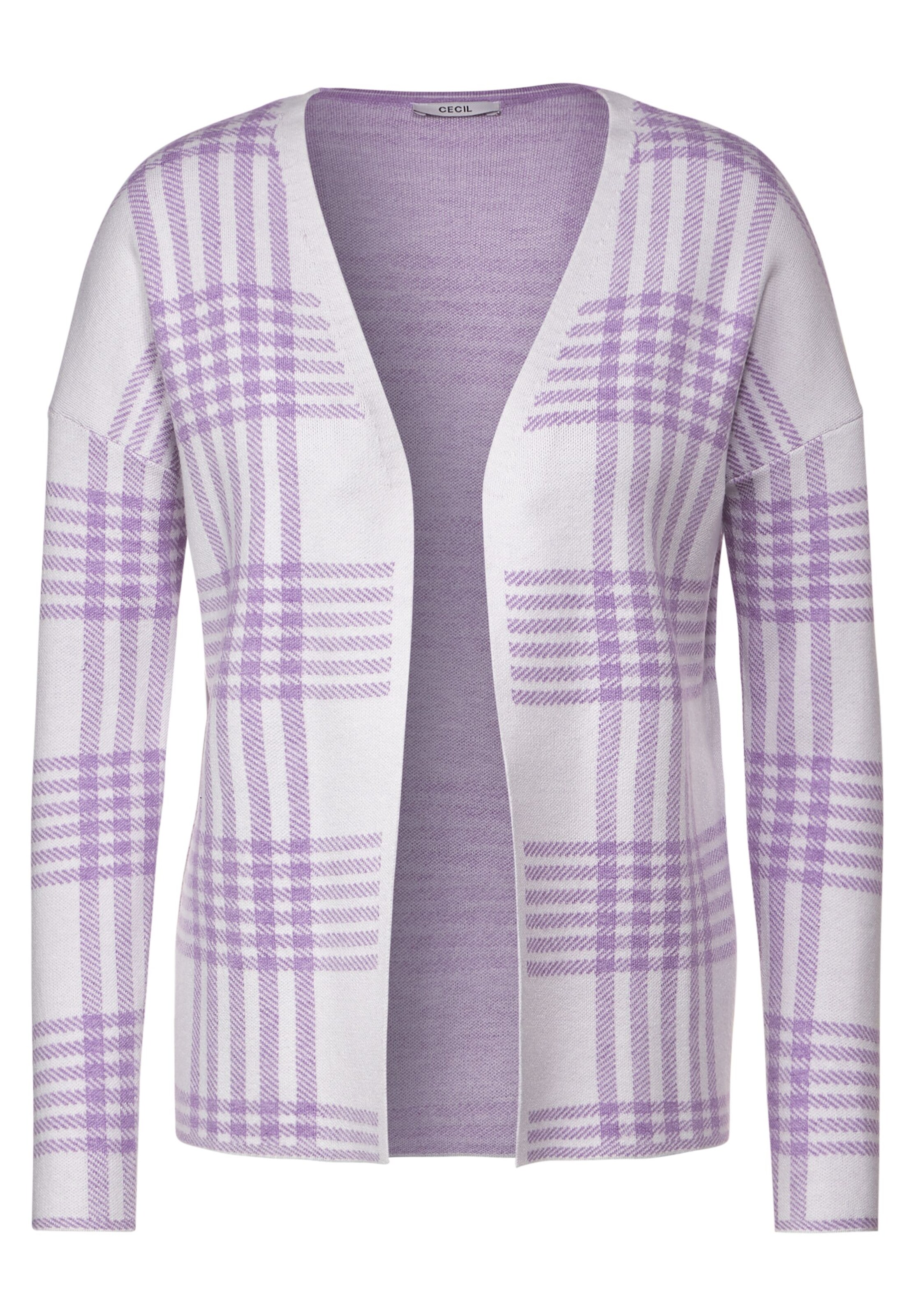 CECIL Knit Cardigan in Purple: front