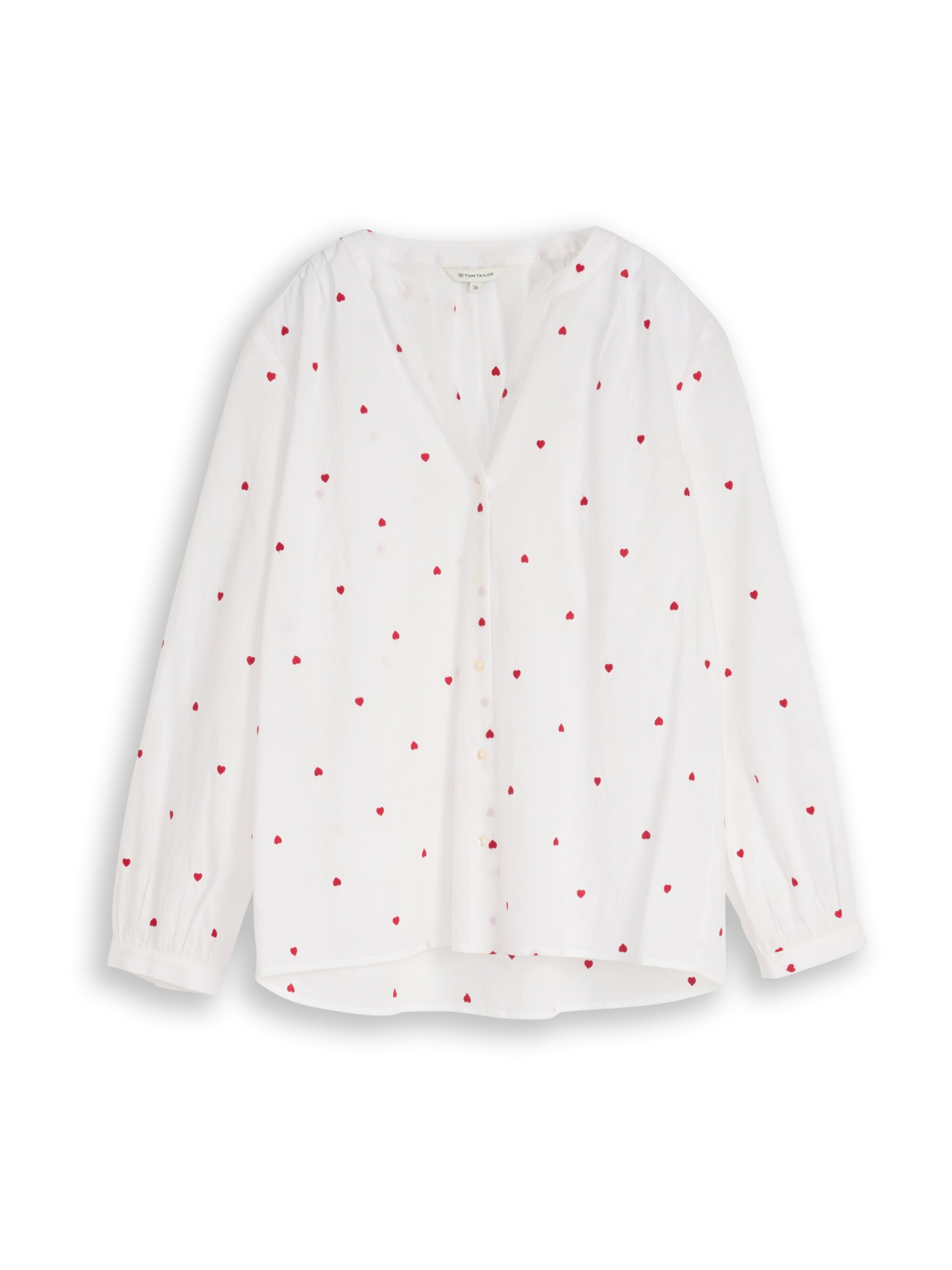 TOM TAILOR Bluse in Weiß: Vorderseite