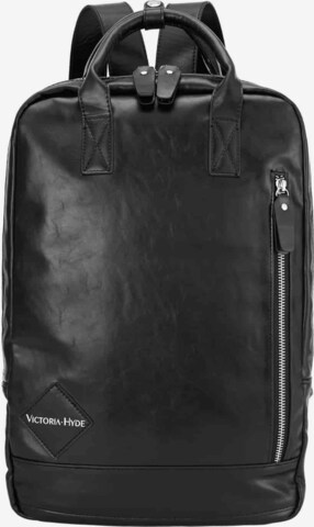 Victoria Hyde Backpack ' Cowboy ' in Black: front