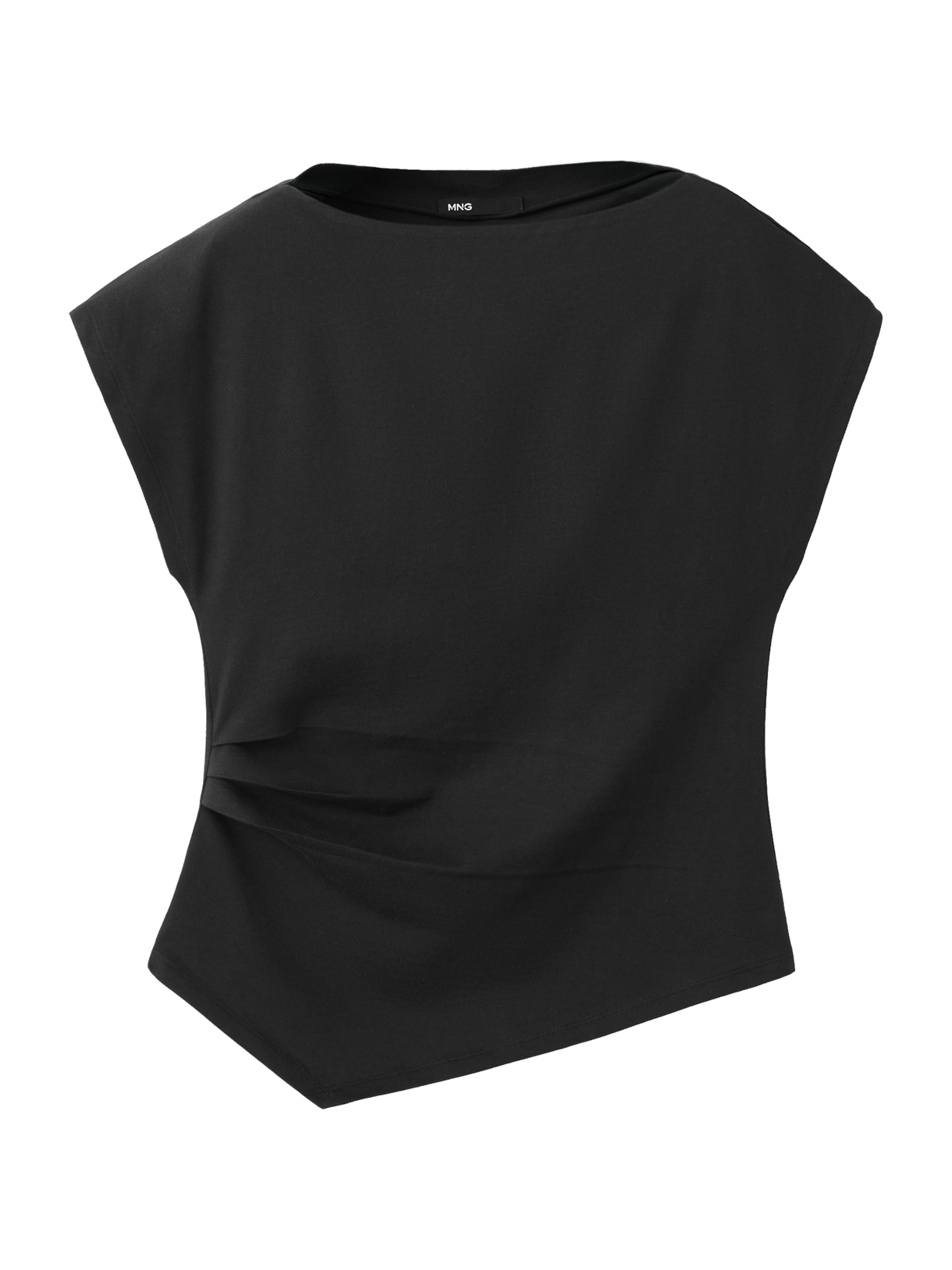 MANGO Shirt 'COPI' in Black: front