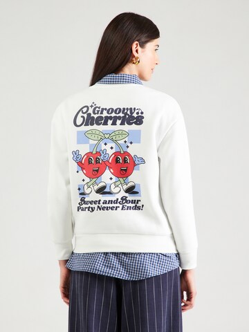 Hailys - Sudadera en blanco: frente
