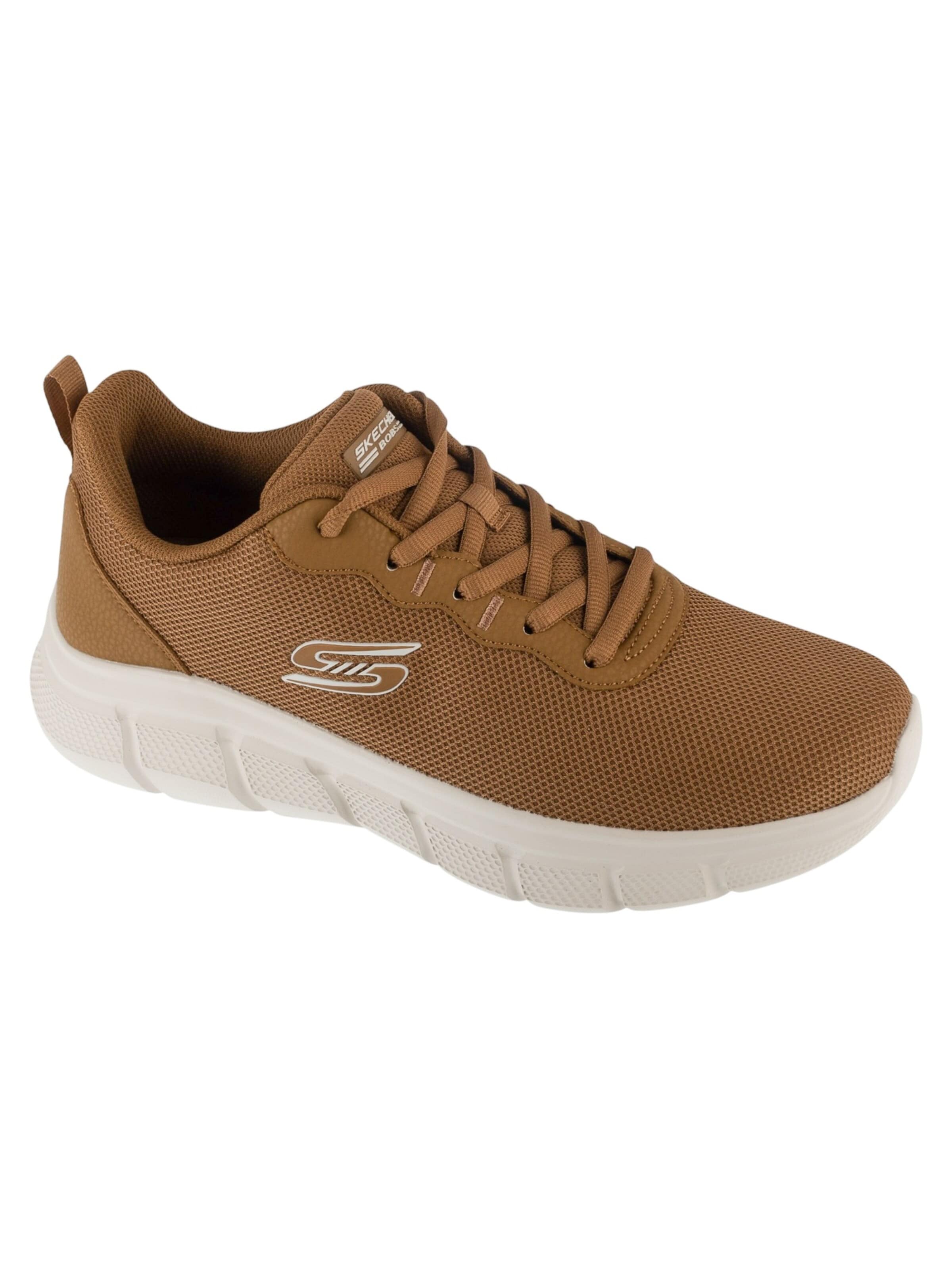 SKECHERS Platform trainers 'Skechers Bobs B Flex - Icy Edge' in Brown: front