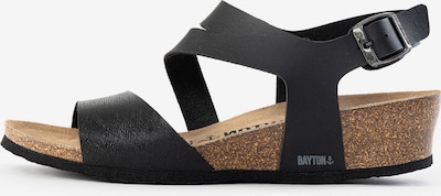 Bayton Sandales 'Reus' en marron / gris foncé / noir, Vue avec produit