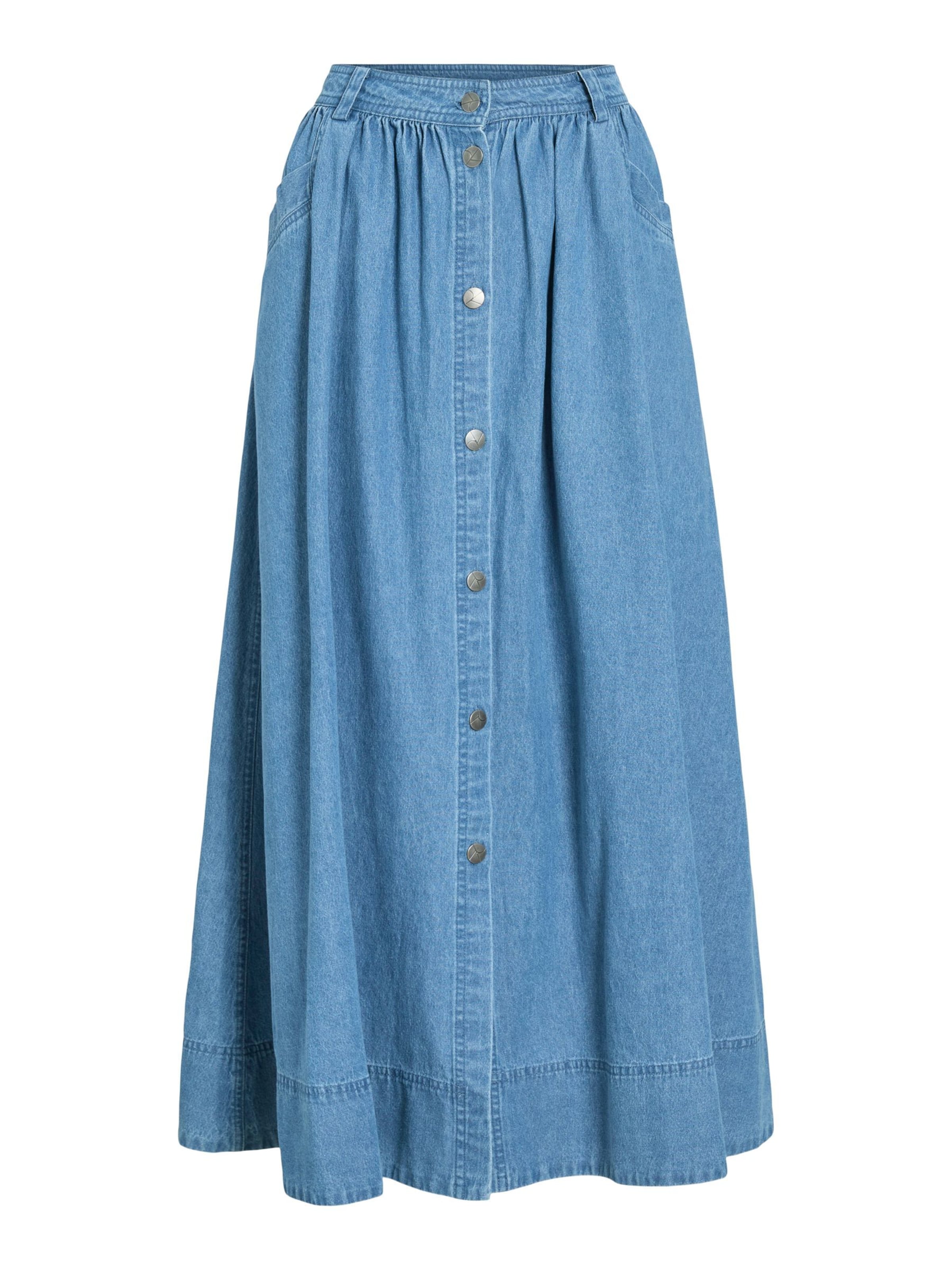 ROUGE EDIT - Falda en azul: frente