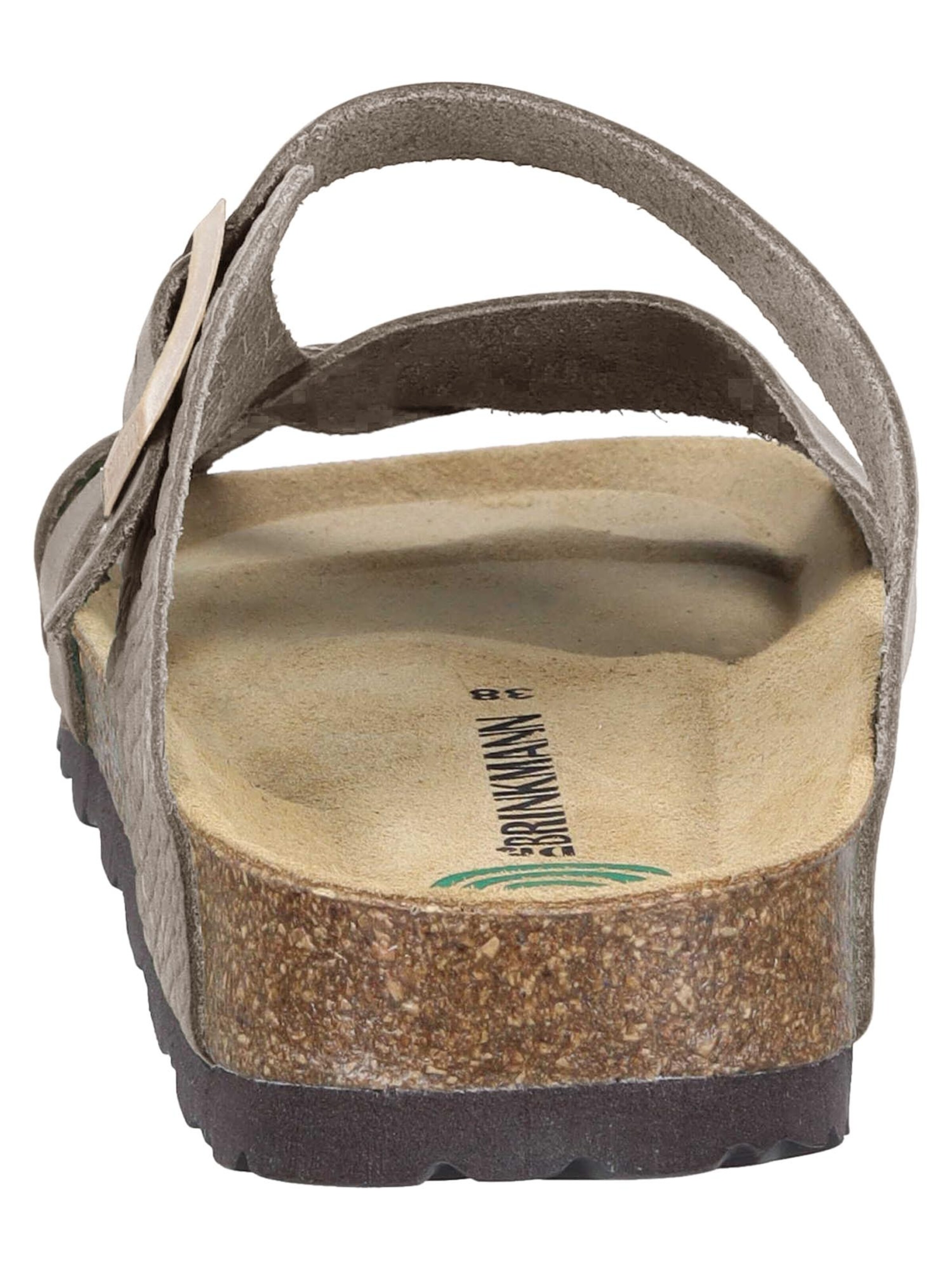 DR. BRINKMANN Pantolette 'Oliva'‌‌‌ in Beige