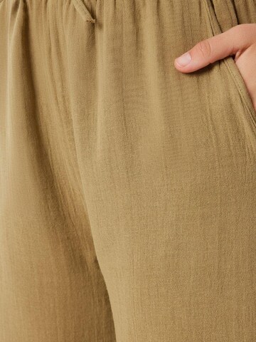 Happiness İstanbul Wide leg Broek in Groen