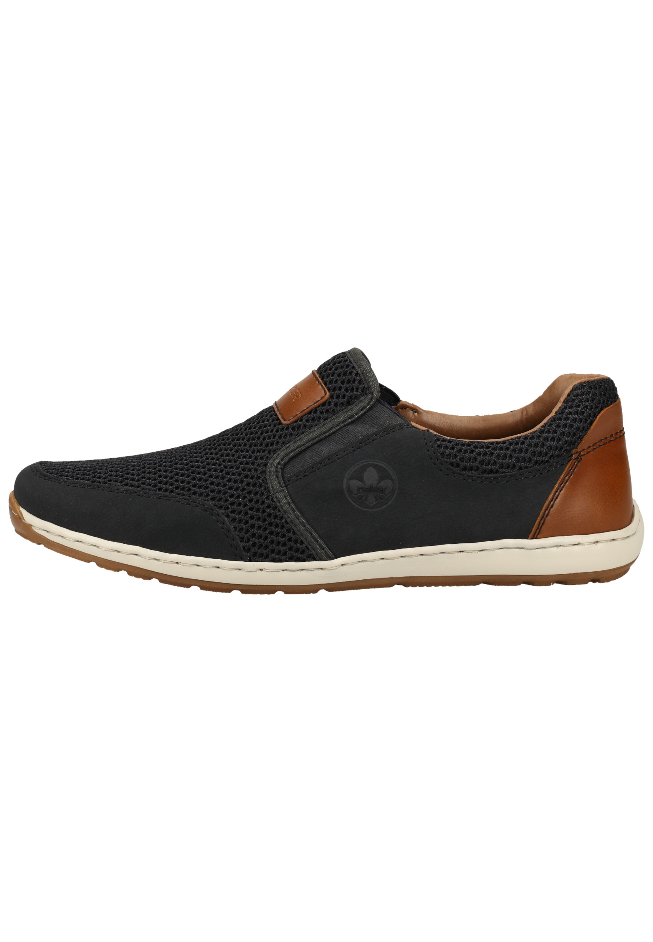 Rieker Slip On in Schwarz