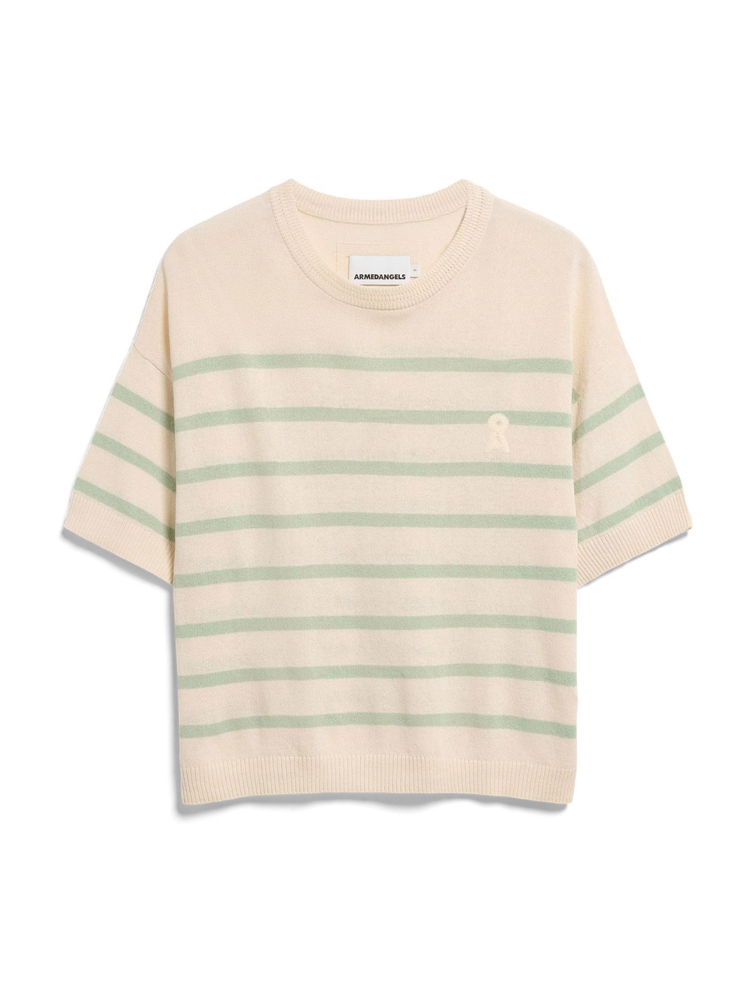 ARMEDANGELS Тениска в бежово: отпред