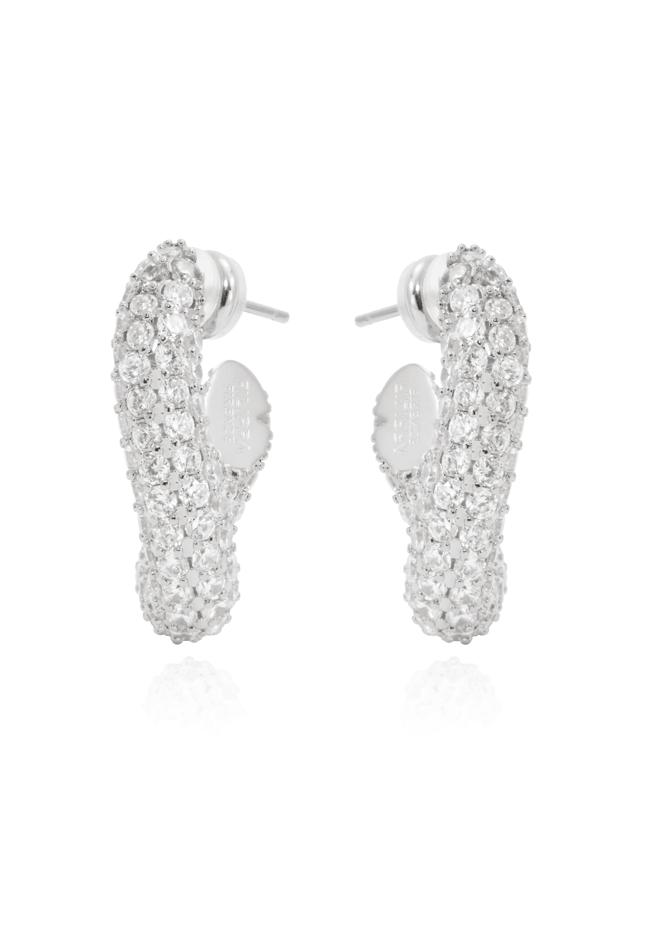 FILIPPA FIRENZE Ohrringe 'Sparkling GIGI' in Silber