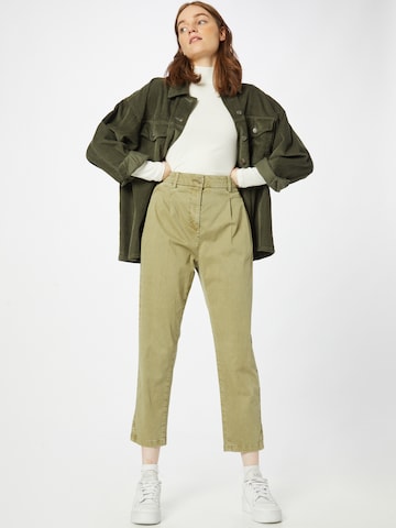 Regular Pantalon à pince ESPRIT en vert