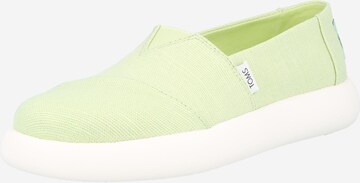 TOMSSlip On cipele 'ALPARGATA MALLOW' - zelena boja: prednji dio