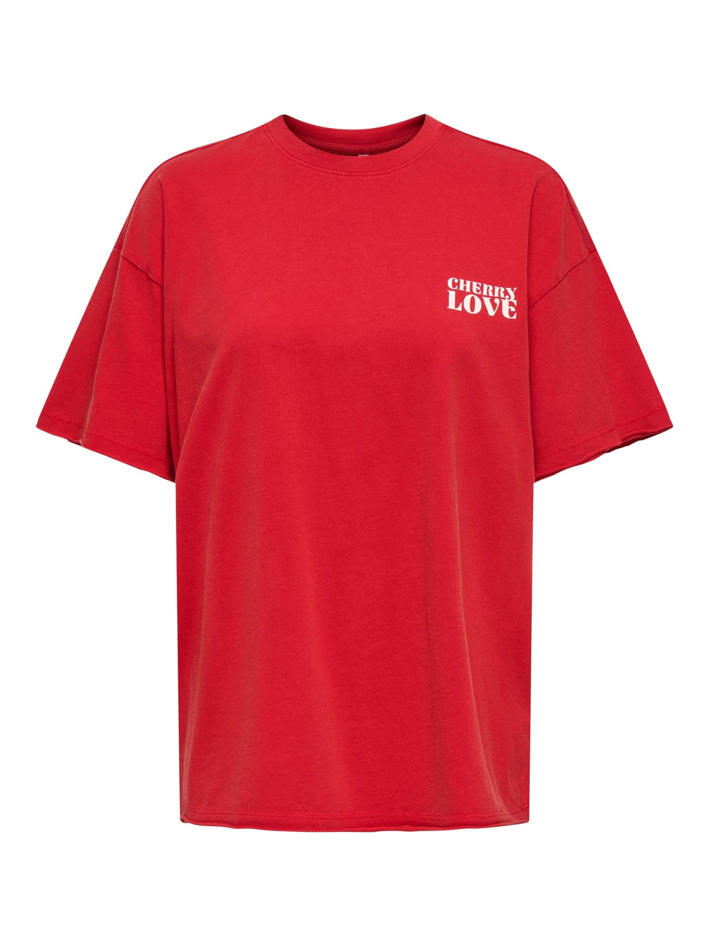 ONLY Tricot 'Kinna' in Rood: voorkant