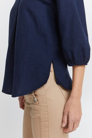 Fransa Blouse 'FAMADDIE 7' in Blue