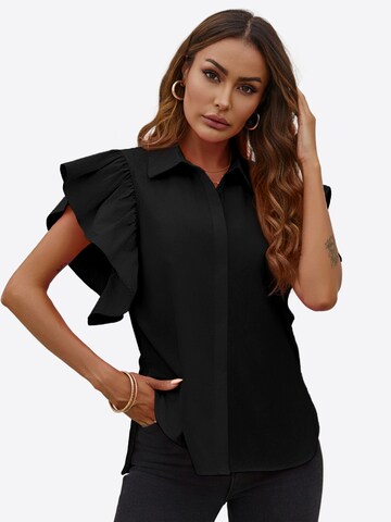 Bluză de la Imily Bela pe negru: față