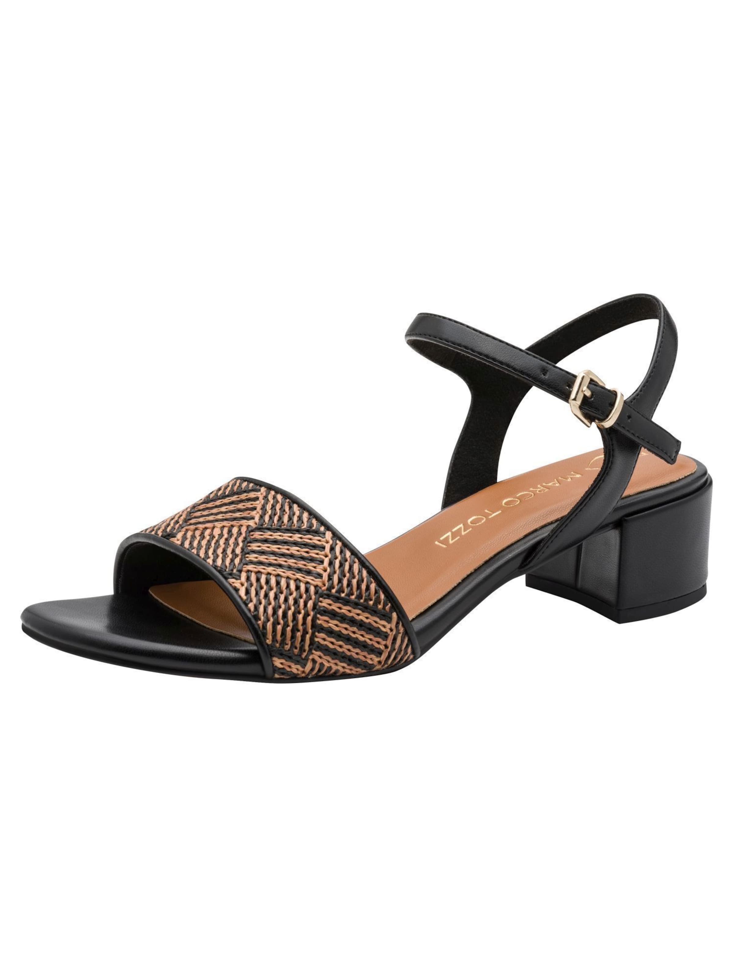 MARCO TOZZI Sandals in Black: front