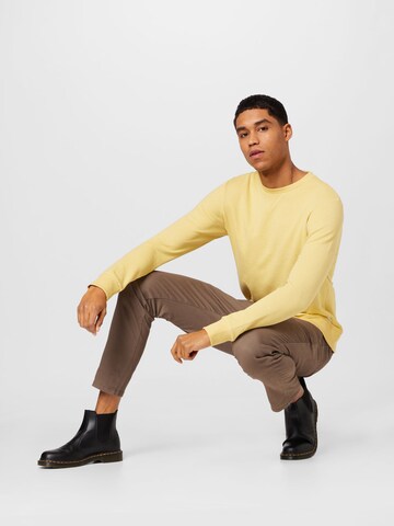 Sweat-shirt JACK & JONES en jaune