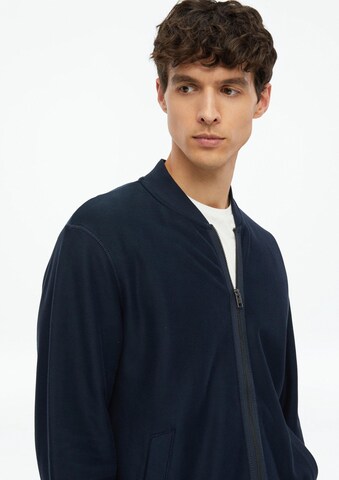 s.Oliver - Sudadera con cremallera en azul