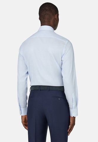 Coupe slim Chemise Boggi Milano en bleu