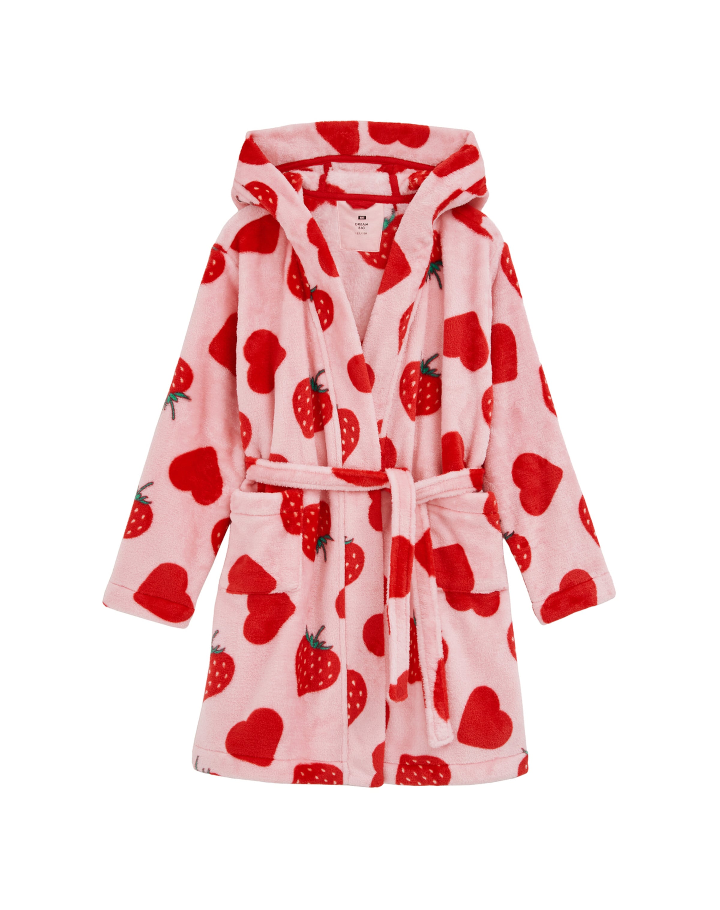 WE Fashion Koupací plášť – pink: přední strana