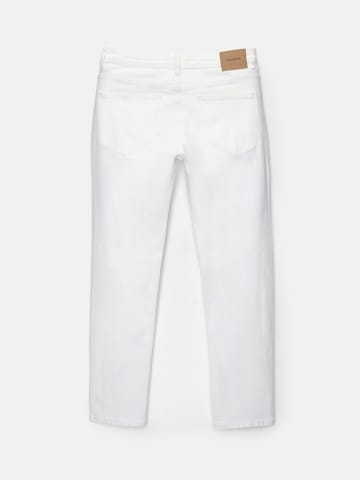 Pull&Bear Regular Jeans i vit