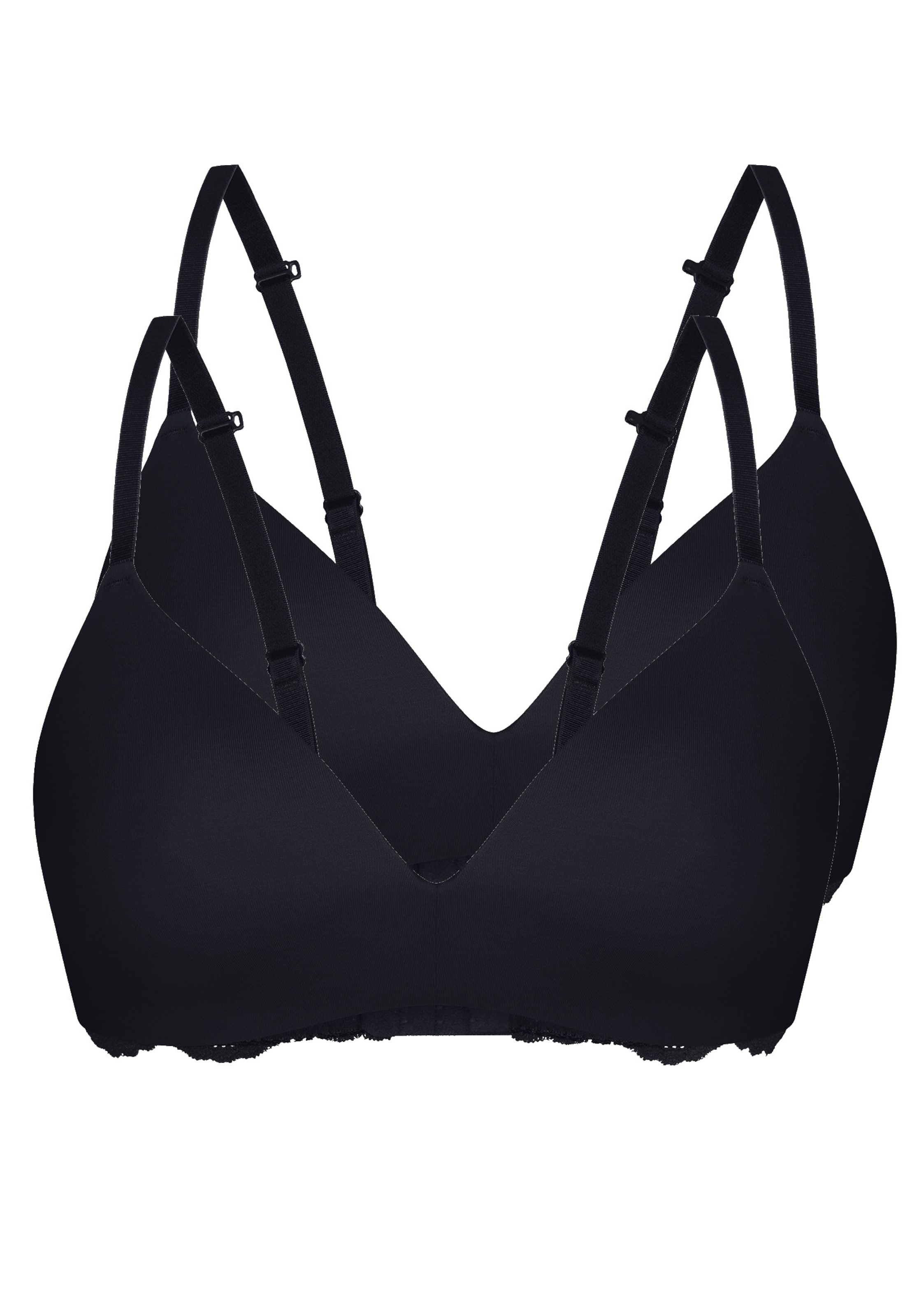 Soutien-gorge 'Classic' sassa en noir : devant