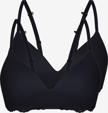 Soutien-gorge 'Classic' sassa en noir : devant