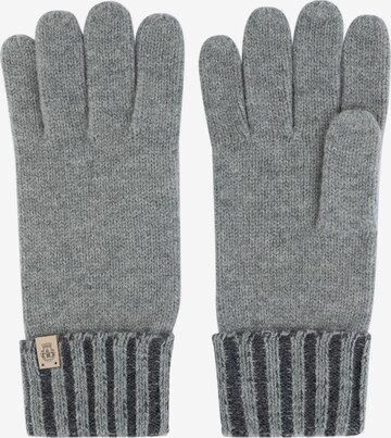 Roeckl Handschuhe ' Mouliné Rip ' in Grau: front