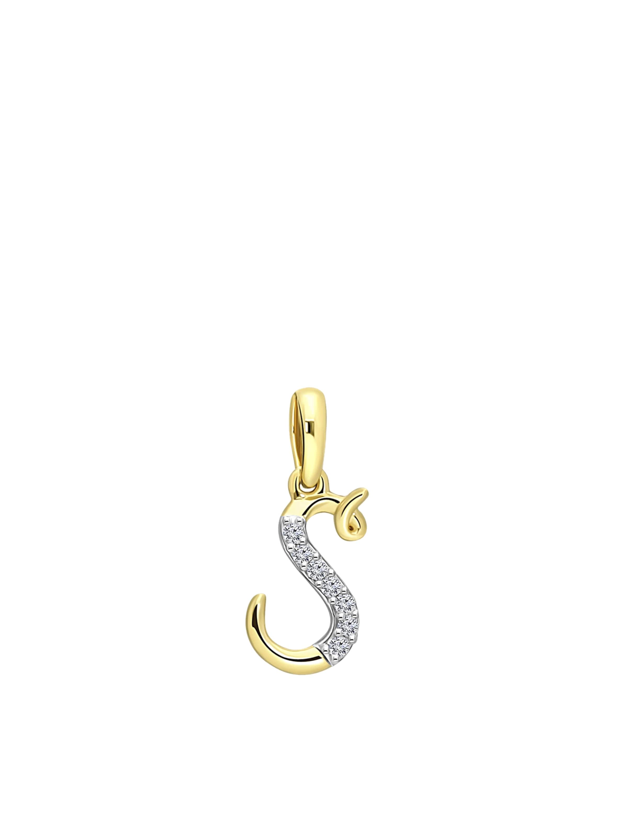 Lucardi Anhänger in Gold: Vorderseite