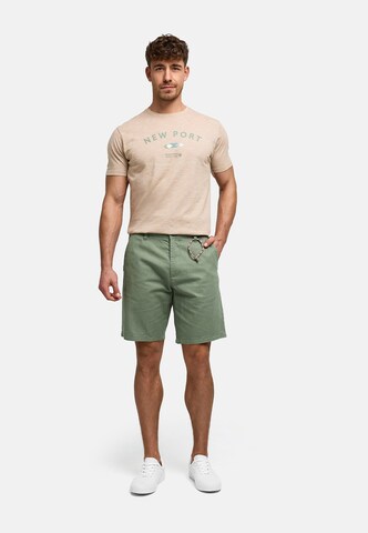 INDICODE JEANS Regular Chino 'Melio' in Groen
