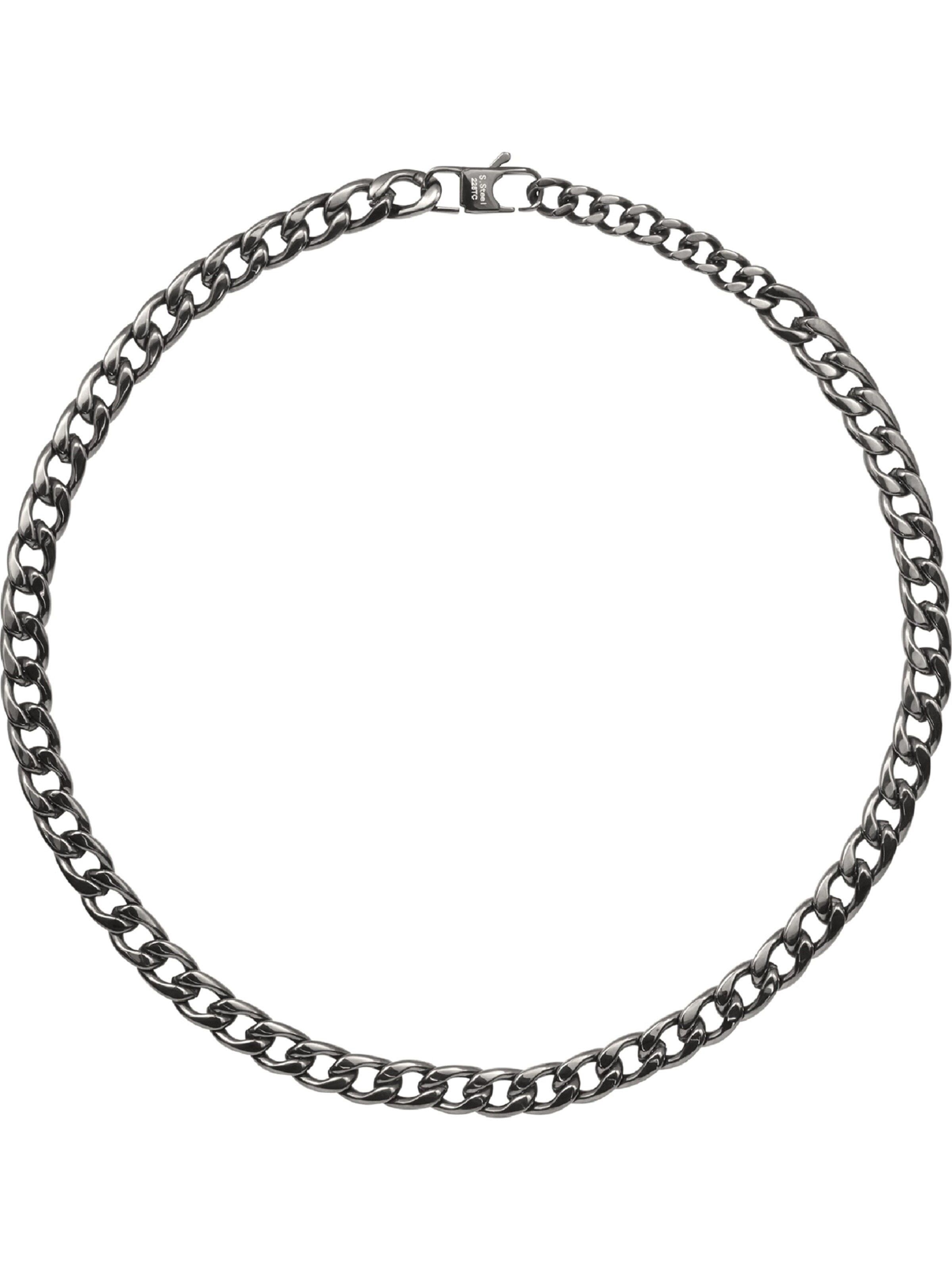 Collana di Breil in grigio: frontale