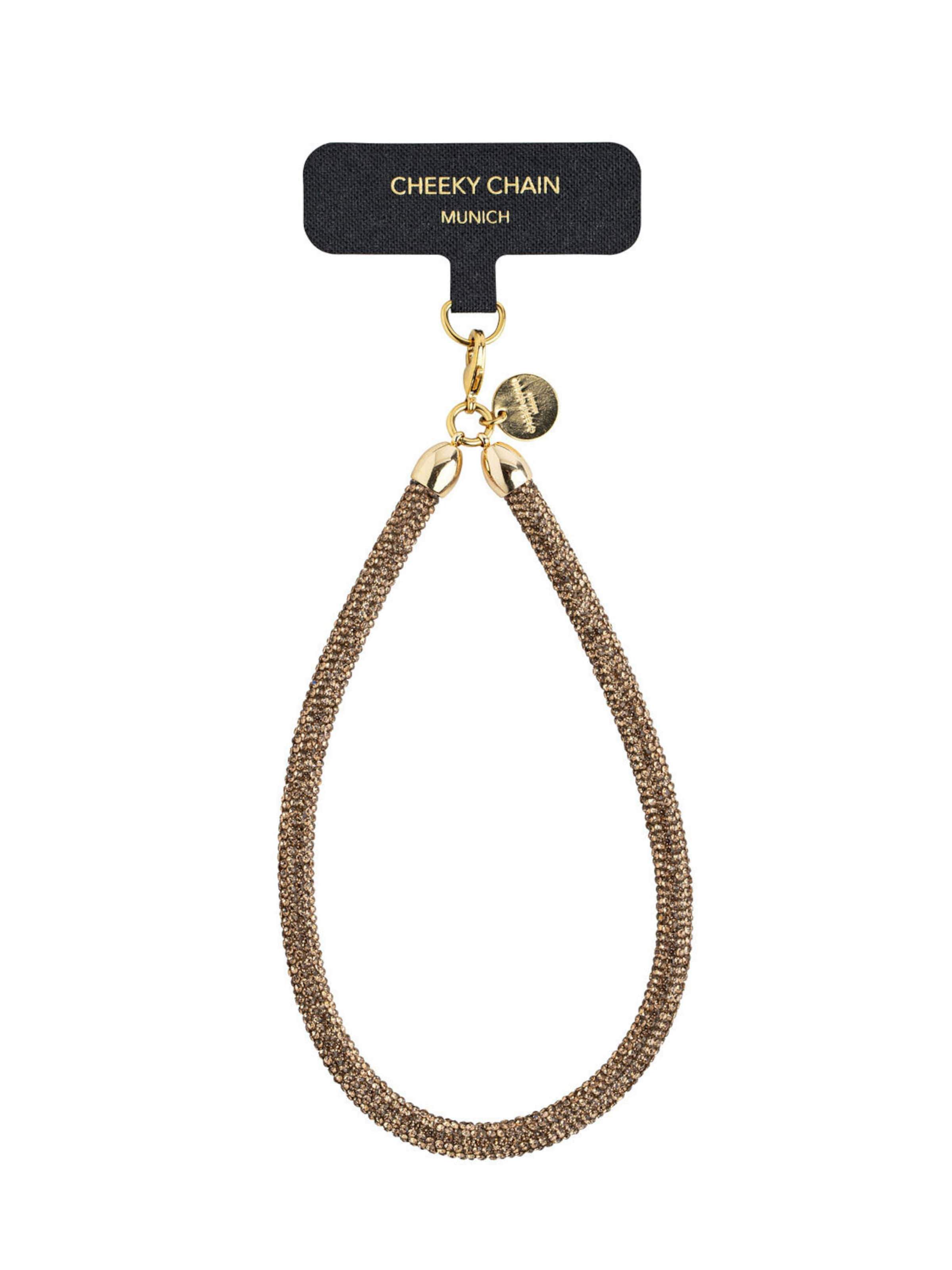 Cheeky Chain Munich Smartphonehoesje 'Estelle' in Bruin: voorkant