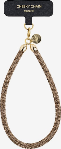 Protection pour Smartphone 'Estelle' Cheeky Chain Munich en marron : devant