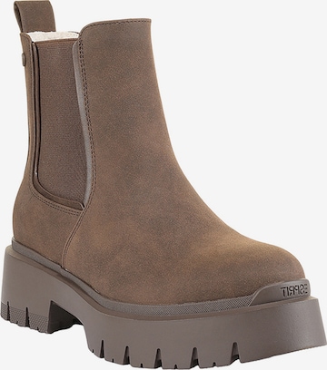 Esprit Shoes Chelsea Boots 'Millie' in Braun: Vorderseite